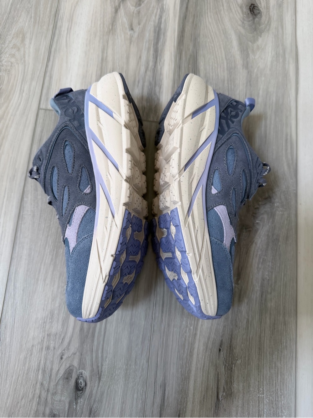 HOKA x FP Movement Clifton L Suede Sneakers OCN Blue Purple W 8.5 EU 40⅔ - Picture 5 of 10